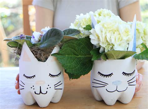 DIY Recycled Planters