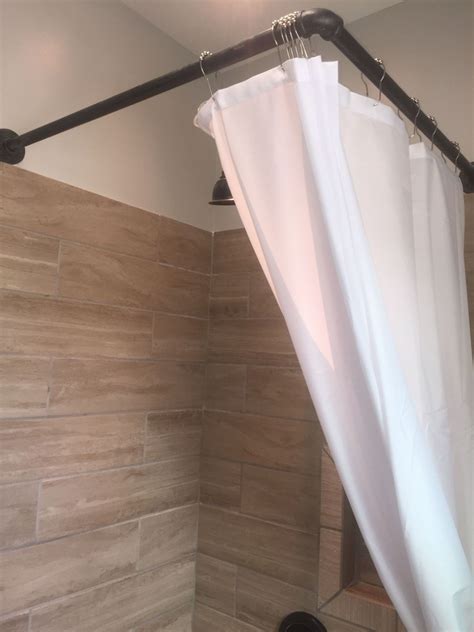 DIY Shower Curtain Rod