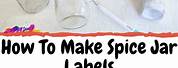 DIY Spice Jar Labels with Cricut Joy