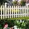DIY White Picket Fence