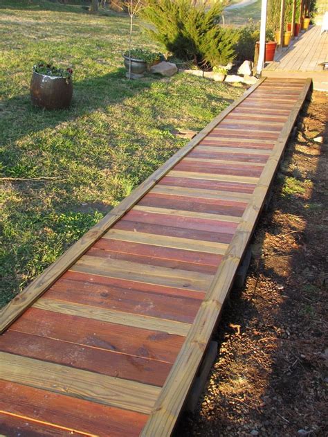 DIY Wooden Walkway