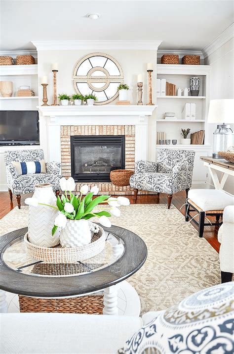 Decorate Living Room for Spring
