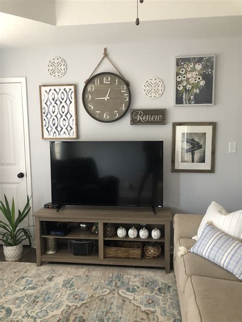 Decorate Wall Behind TV