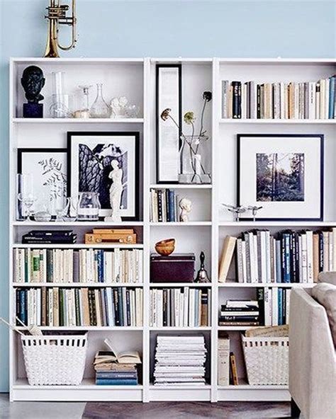 Decorated Bookshelves