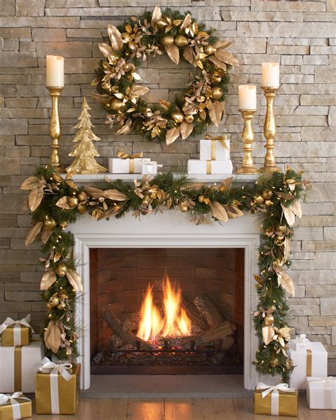 Decorated Christmas Mantels