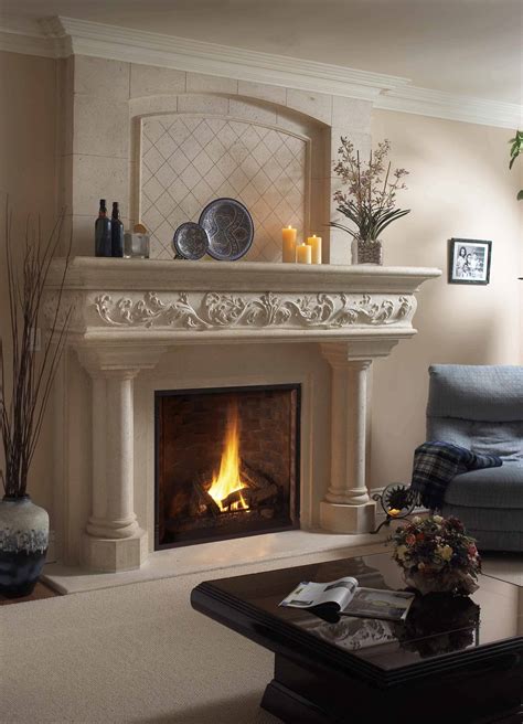Decorated Fireplace Mantels