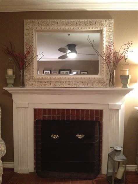 Decorating Fireplace Mantels with Mirrors