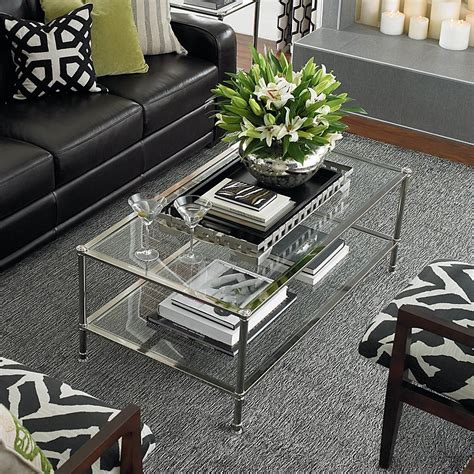 Decorating Glass Coffee Table