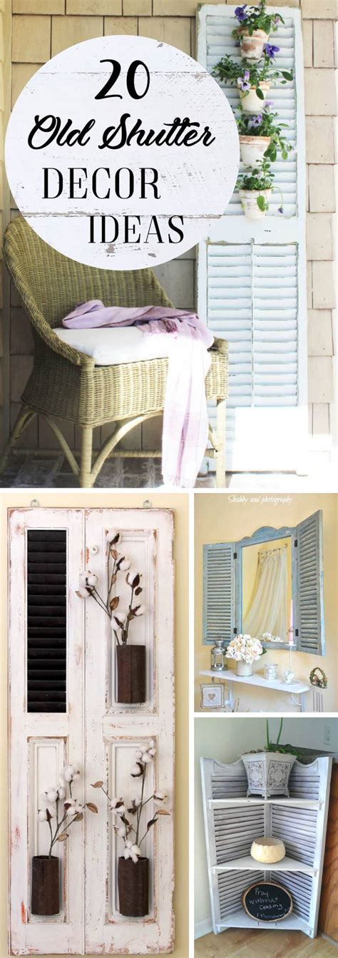 Decorating Ideas with Old Window Shutters