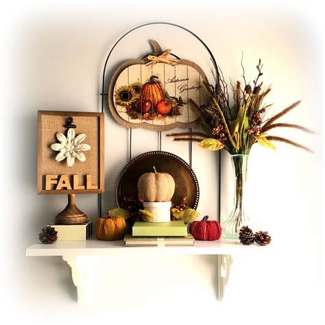 Decorating Shelves for Fall