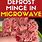 Defrost Mince Microwave