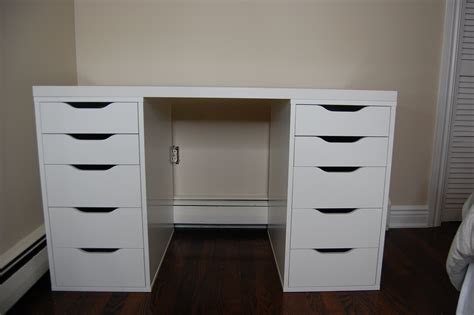Desk with Drawers On Both Sides