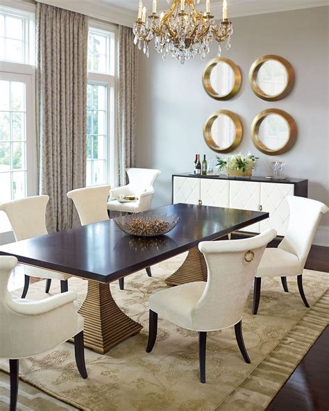 Dining Room Wall Decor with Mirrors