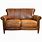 Distressed Leather Couch