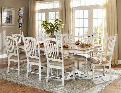 Distressed White Dining Room Sets