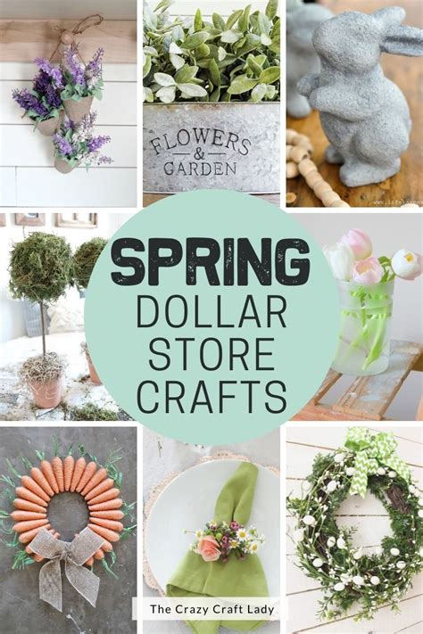 Dollar Store Spring Crafts