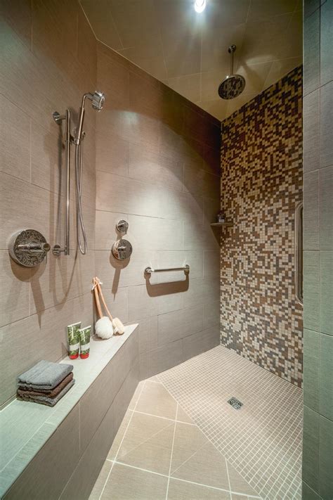 Doorless Showers Small Bathroom Designs