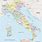 Downloadable Map of Italy