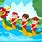 Dragon Boat Race Cartoon