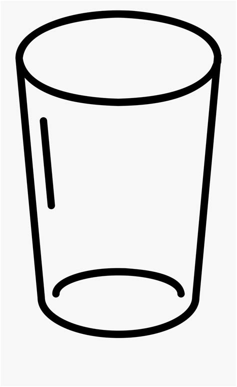 Drinking Glass Outline