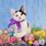 Easter Cat Wallpaper
