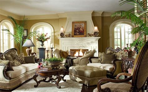 Elegant Old World Living Rooms