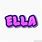 Ella Name Logo