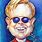 Elton John Caricature