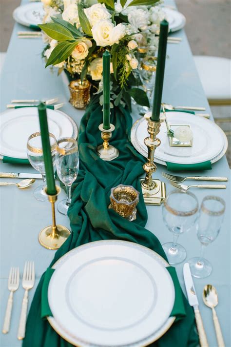 Emerald and Gold Wedding