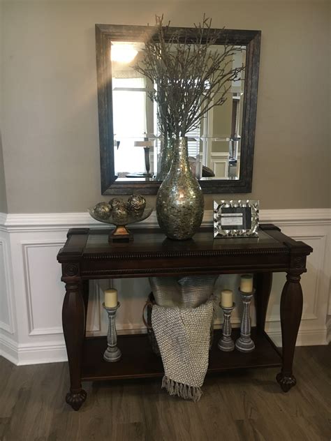 Entryway Console Table Decorating