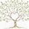 Family Tree Clip Art Heart