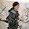 Female Kurdish Fighters Head