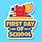 First Day of School Logo