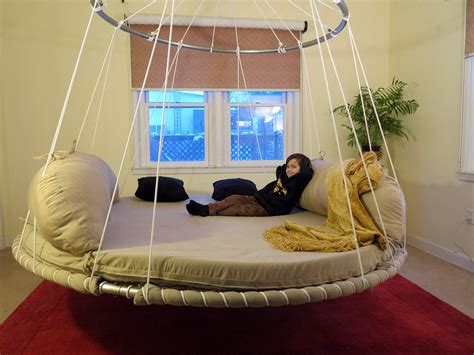 Floating Round Hanging Bed