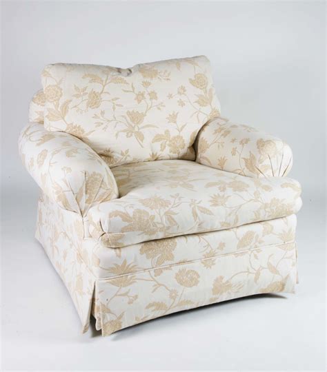 Floral Overstuffed Chairs