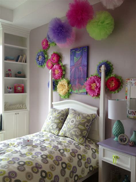 Flower Wall Decor for Girls Room