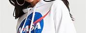 Forever 21 NASA Cropped Hood for Girls