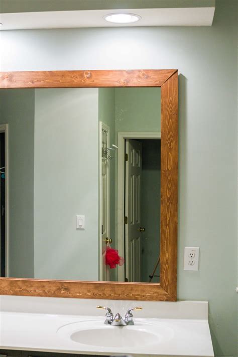 Frame around Bathroom Mirror