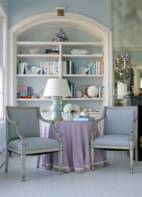 French Blue Living Room