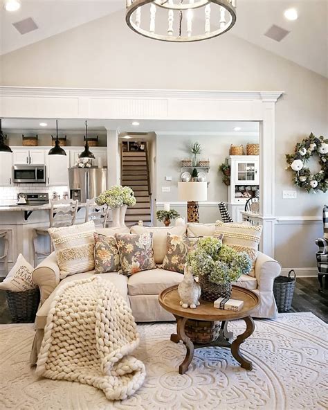 French Country Farmhouse Living Room