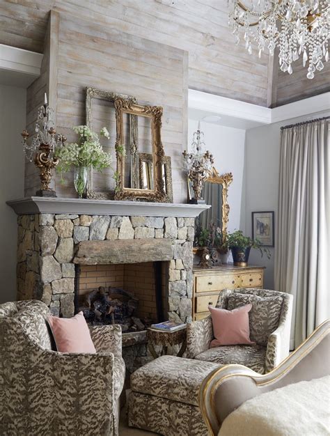 French Country Fireplace Decor