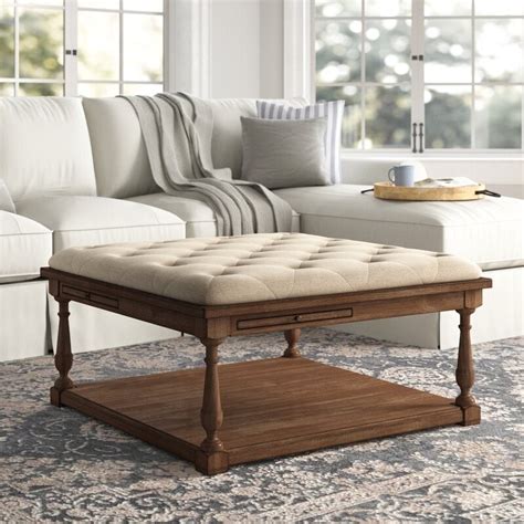 French Country Ottoman