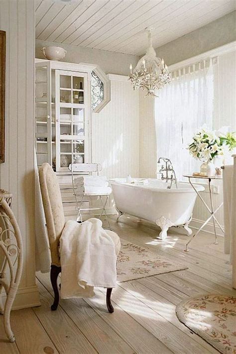 French Country Shabby Chic Bathroom