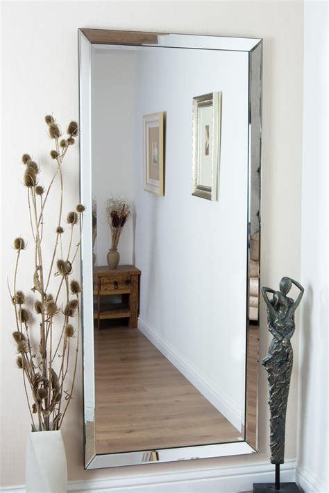 Full Length Frameless Wall Mirrors