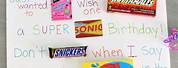 Fun Birthday Candy Bar Poster