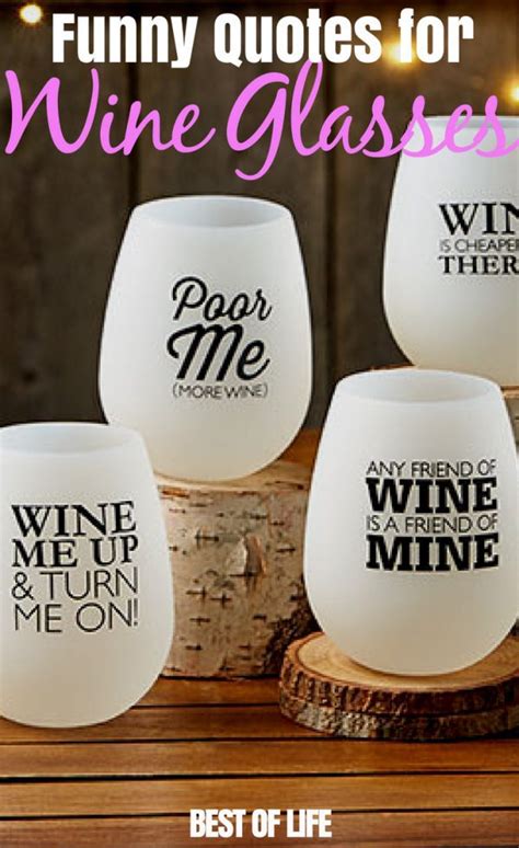 Fun Wine Glass Sayings