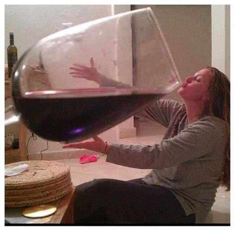 Funny Giant Wine Glass