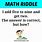 Funny Math Riddles
