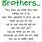 Funny Poems About Siblings