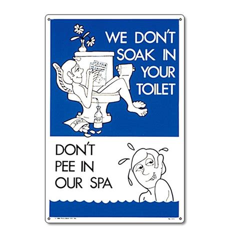 Funny Spa Signs